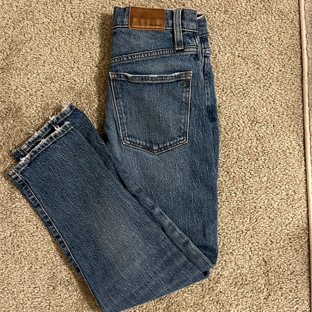 Madewell High Rise Slim Crop Boyjean